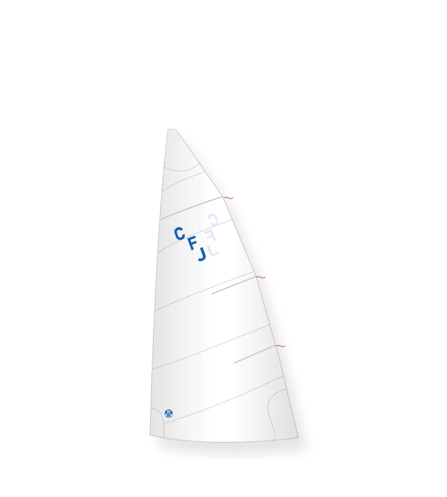 North Sails CFJ Race Mainsail|cover :: White