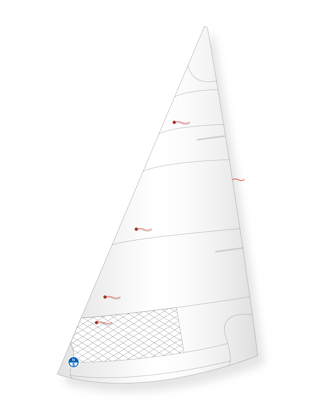 1 | White | North Sails 505 Jib