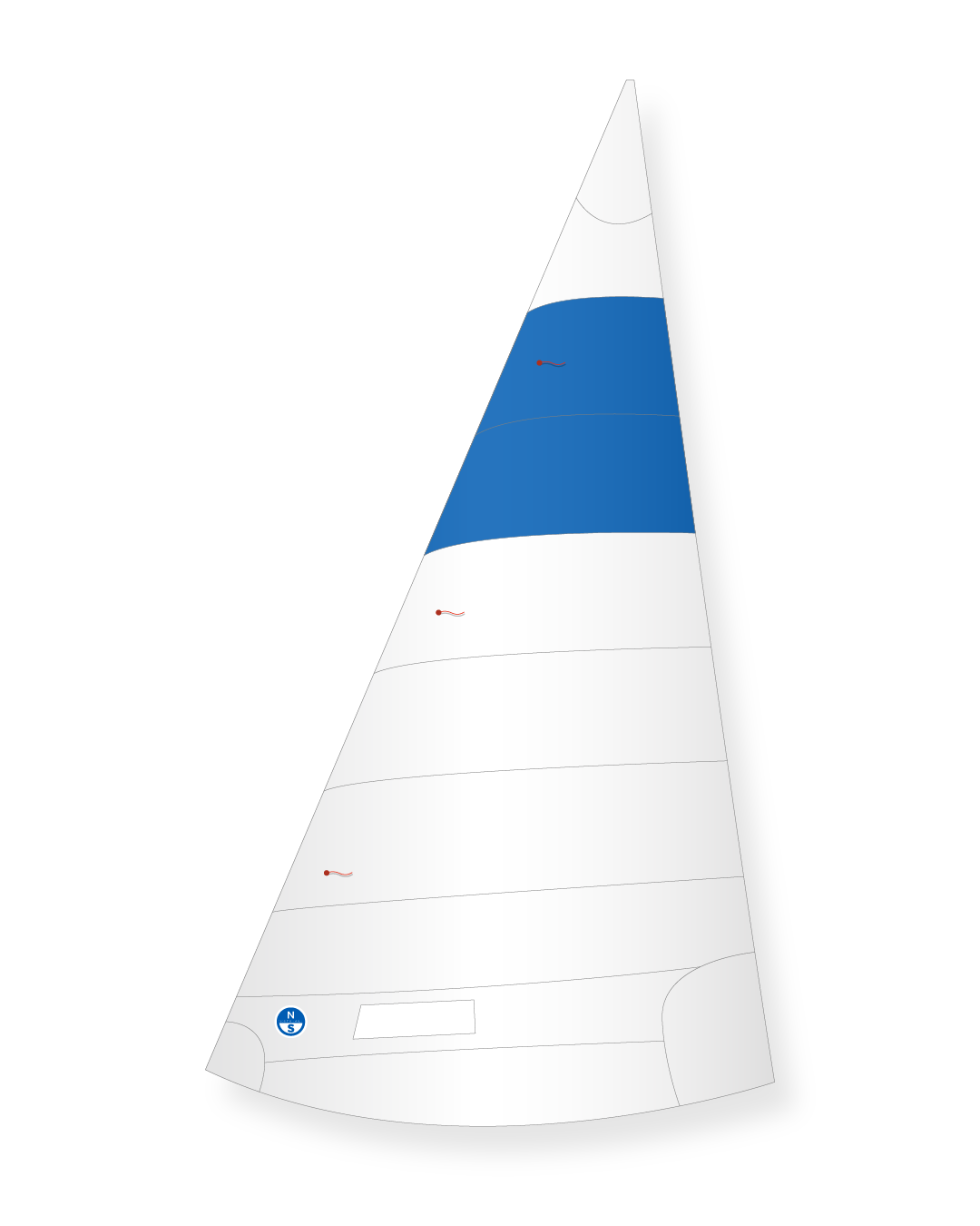 1 | White | North Sails A125 Dinghy Jib