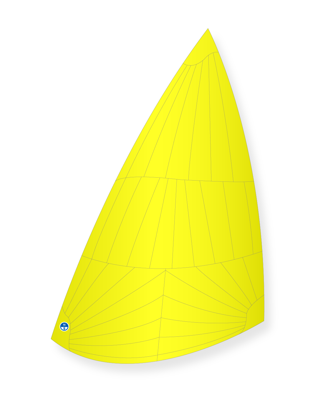 1 | Yellow | North Sails Beneteau First 24 SE Spinnaker