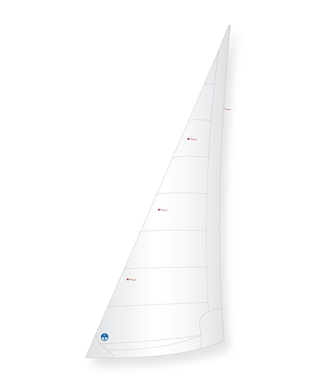 1 | White | North Sails Beneteau First 30 Jib