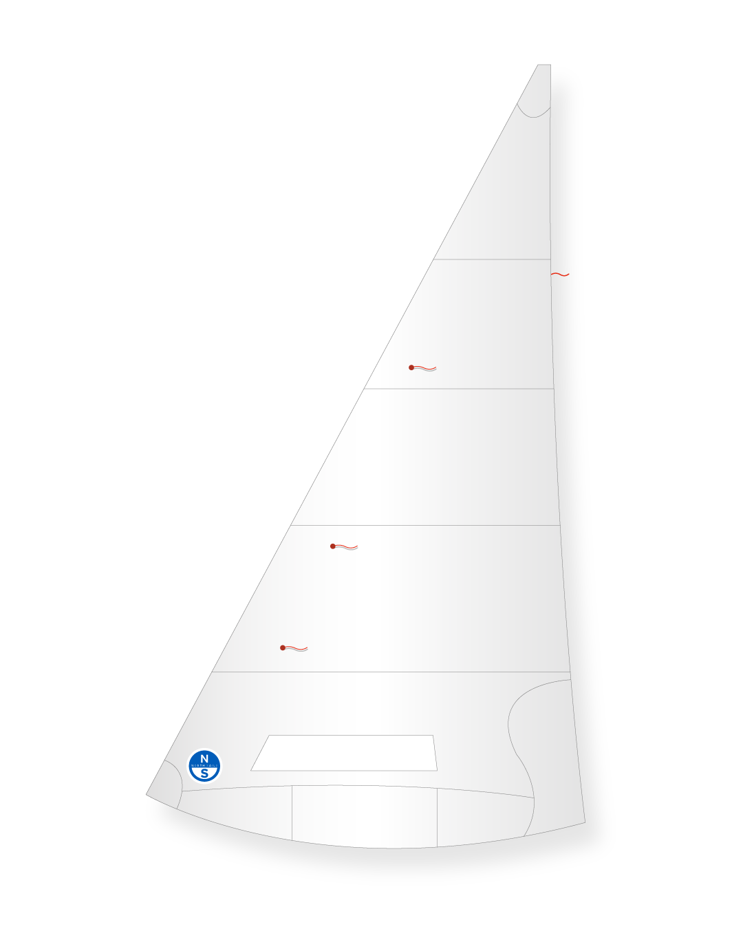 1 | White | North Sails CFJ PCISA/PCCSA Jib