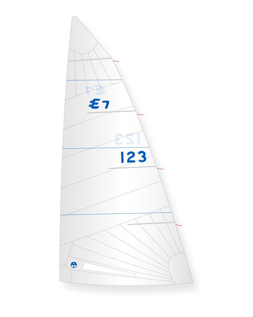 1 | White | North Sails Elliott 7M Mainsail