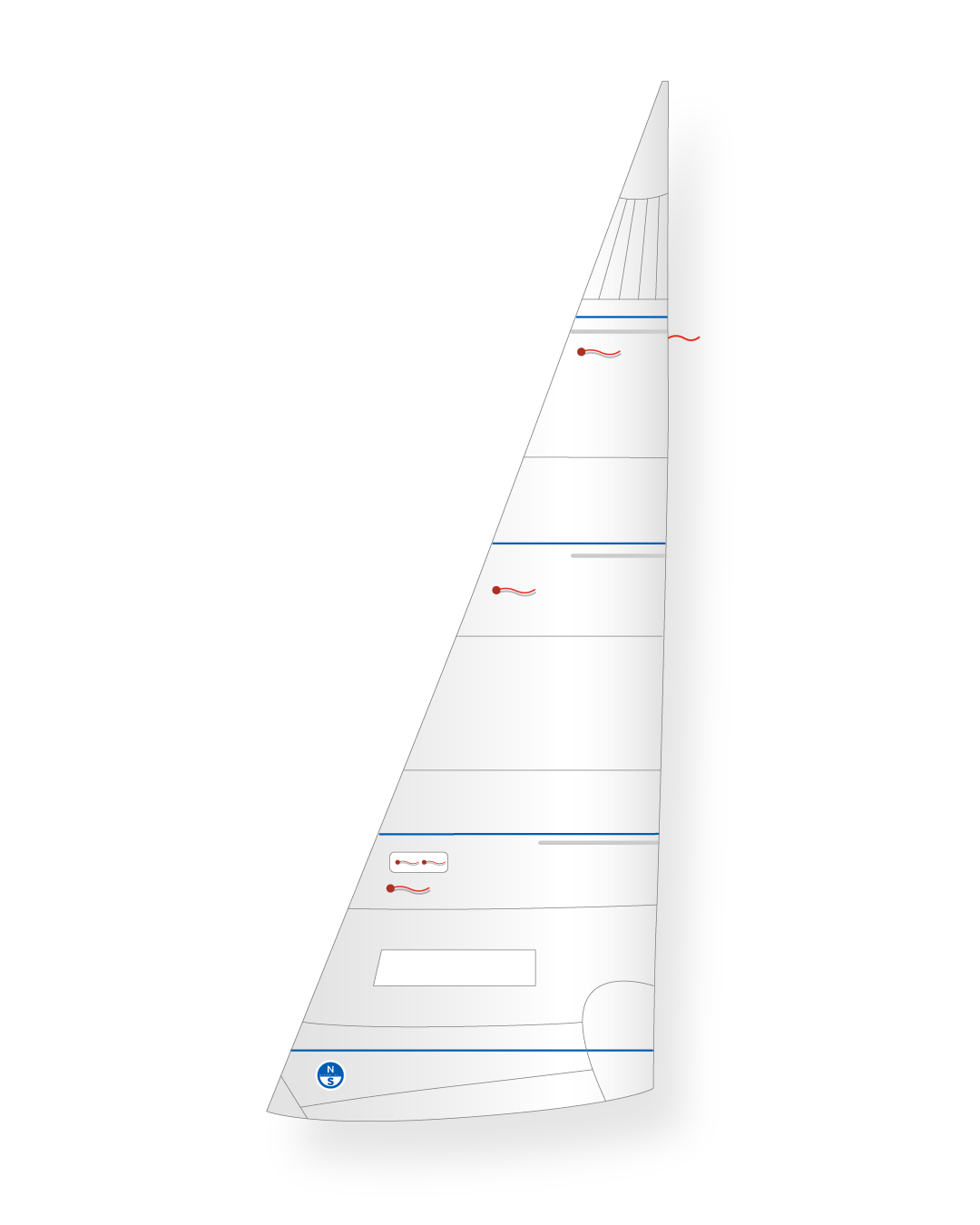 1 | White | North Sails Etchells Jib