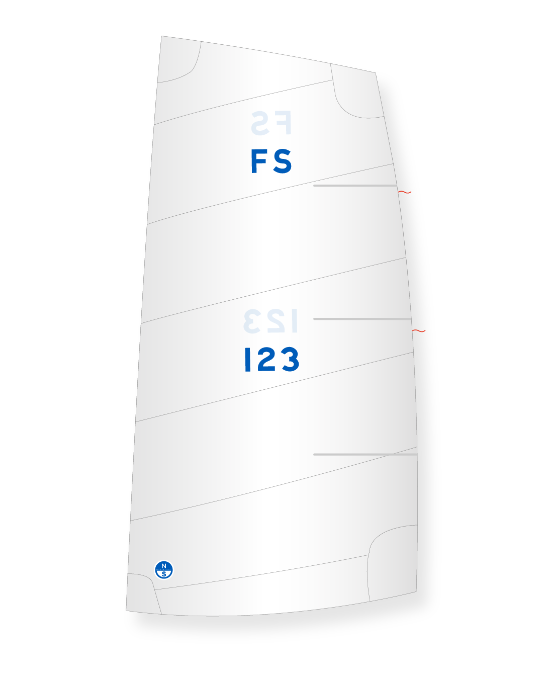 1 | White | North Sails Faerdersnekke Mainsail