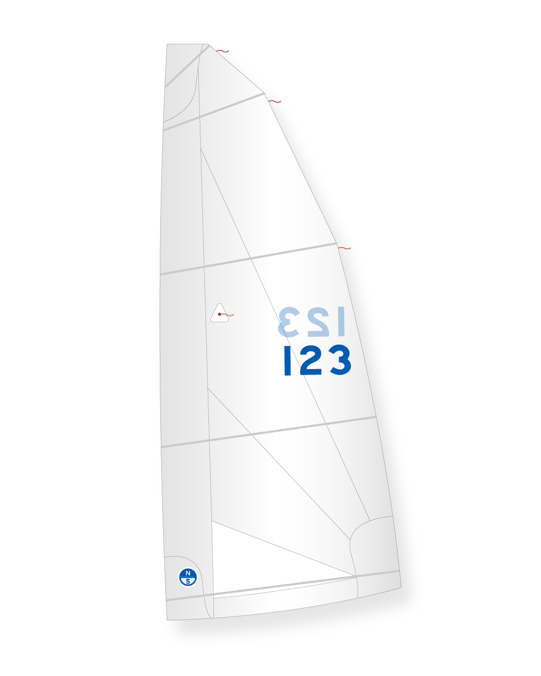 1 | White | North Sails Hobie Wave Mainsail