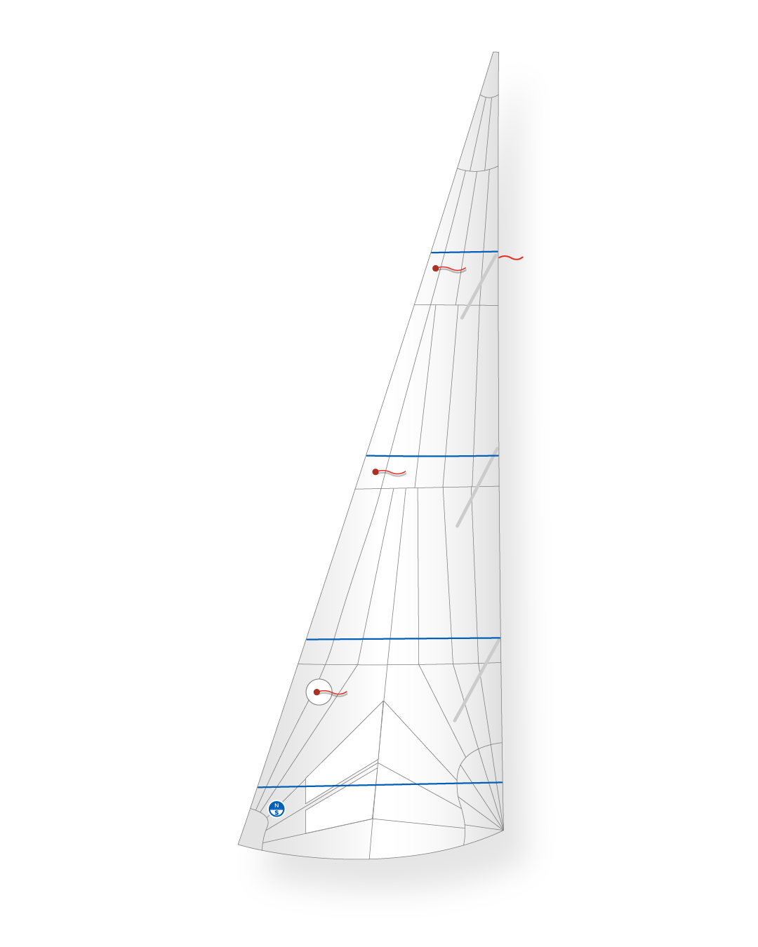 1 | White | North Sails J/70 Jib