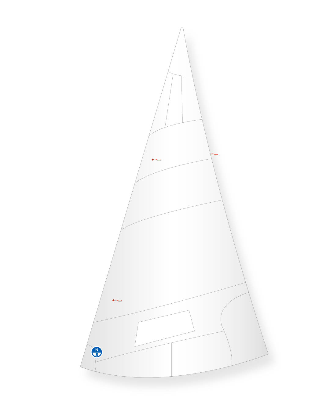 1 | White | North Sails Jet 14 Jib