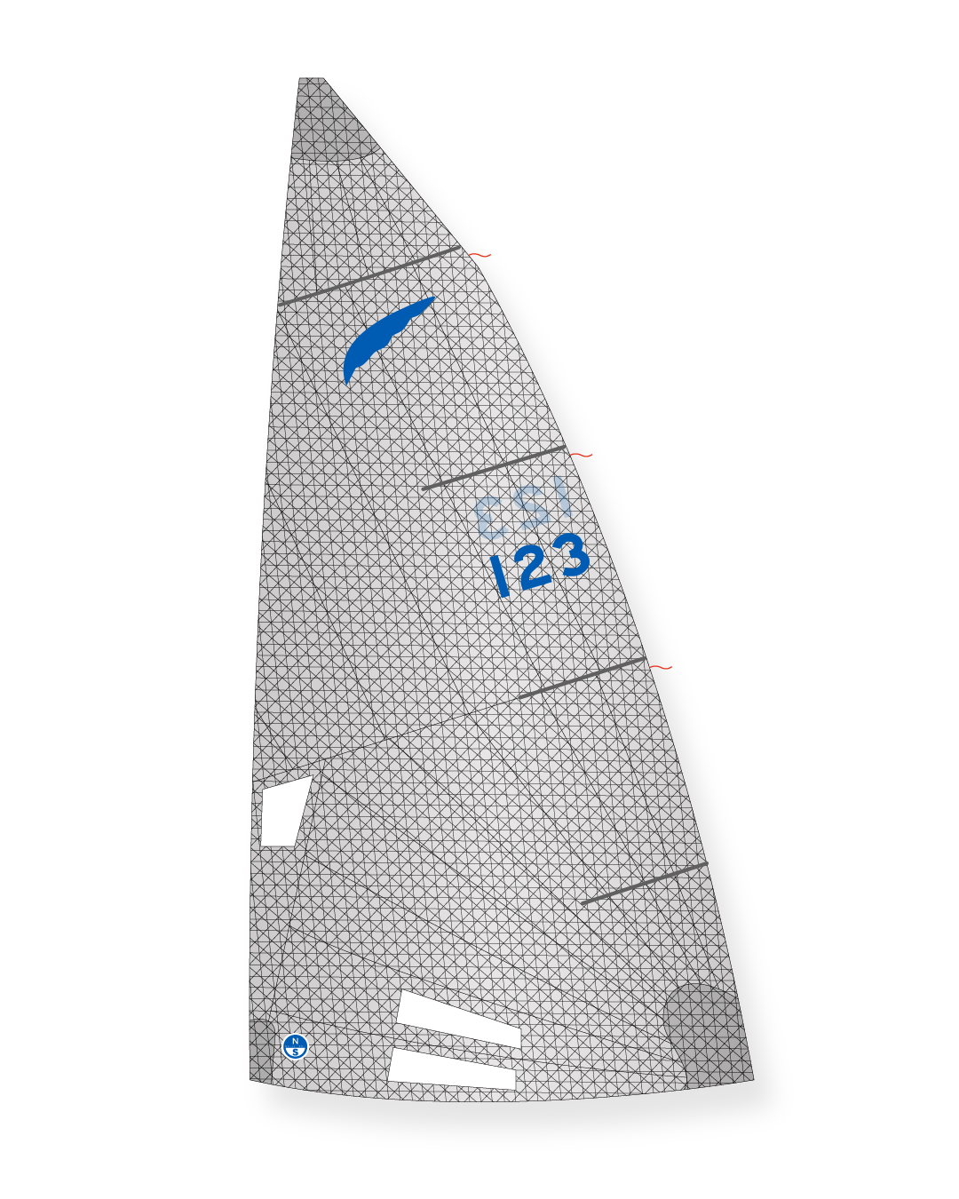 1 | Gray | North Sails Kestrel Mainsail