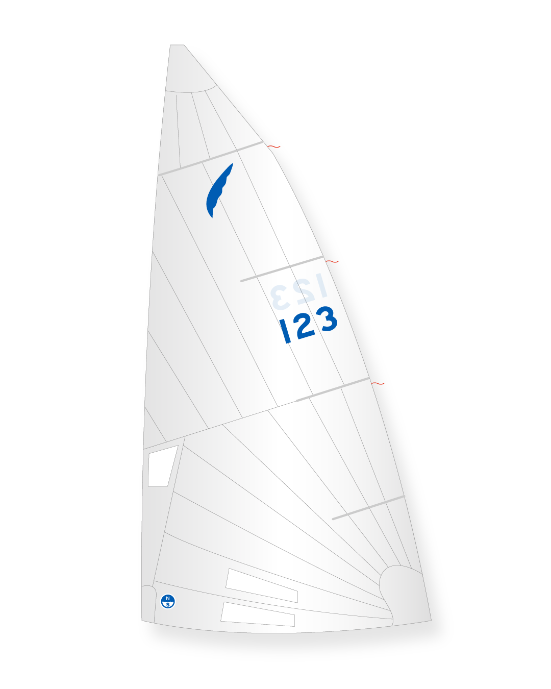 1 | White | North Sails Kestrel Mainsail