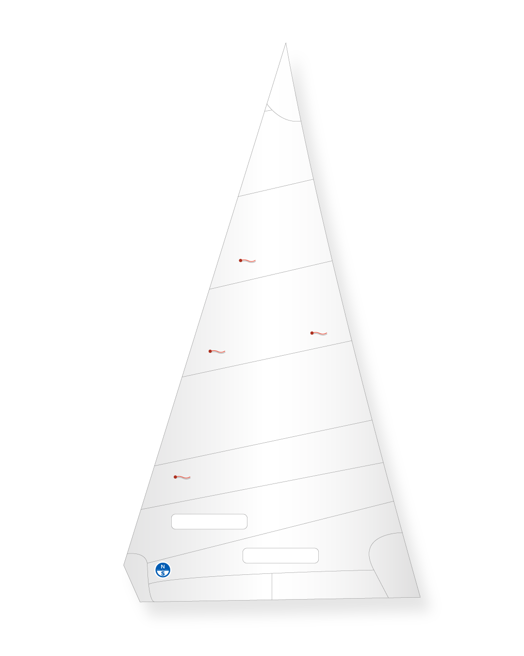 1 | White | North Sails Kielzuvogel Genoa