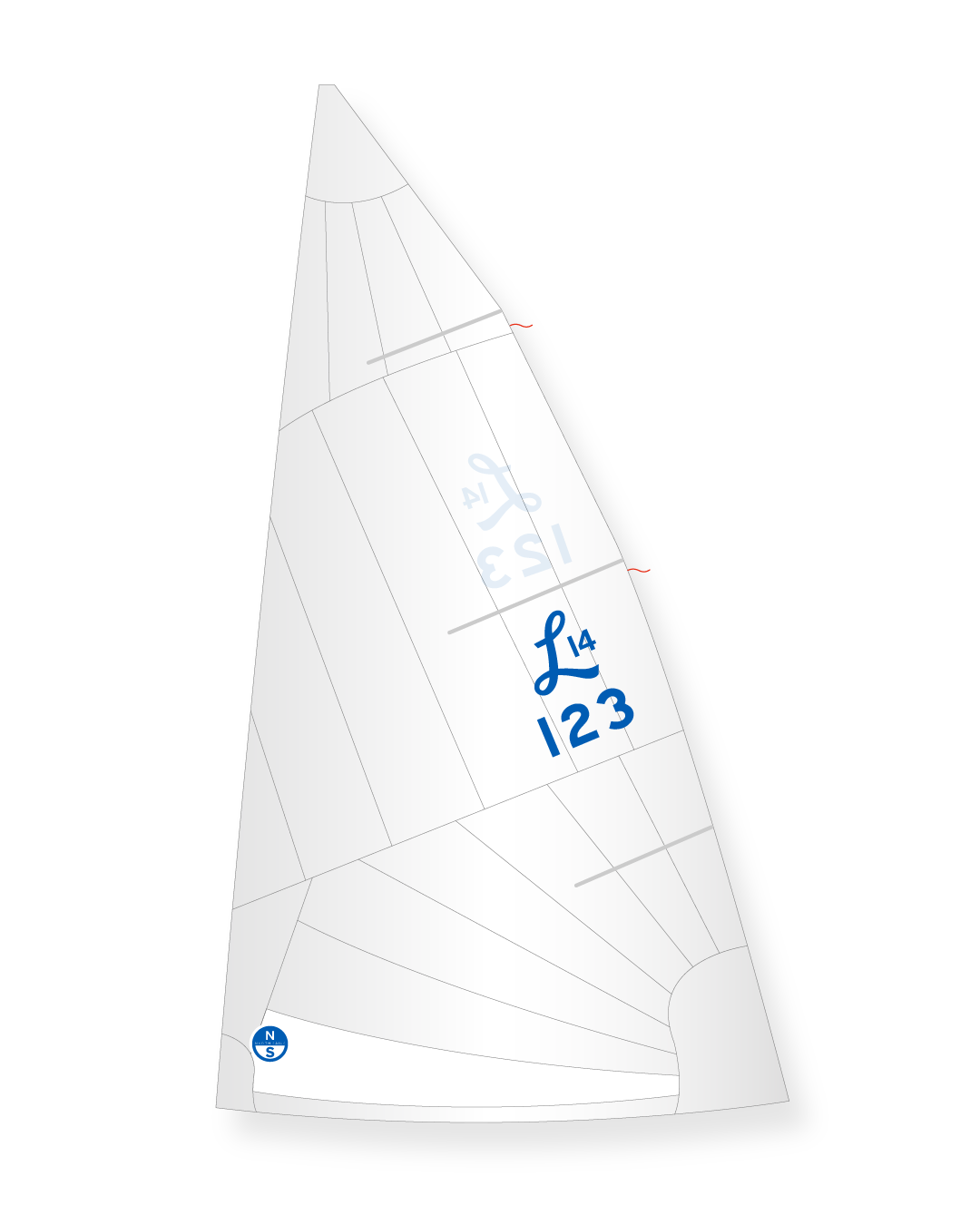 1 | White | North Sails Lido 14 Mainsail