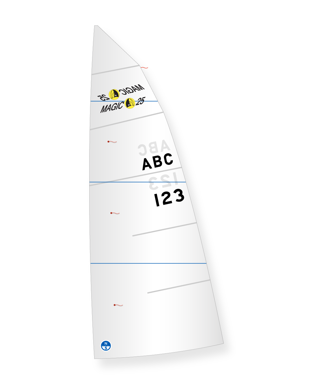 1 | White | North Sails Magic 25 Mainsail