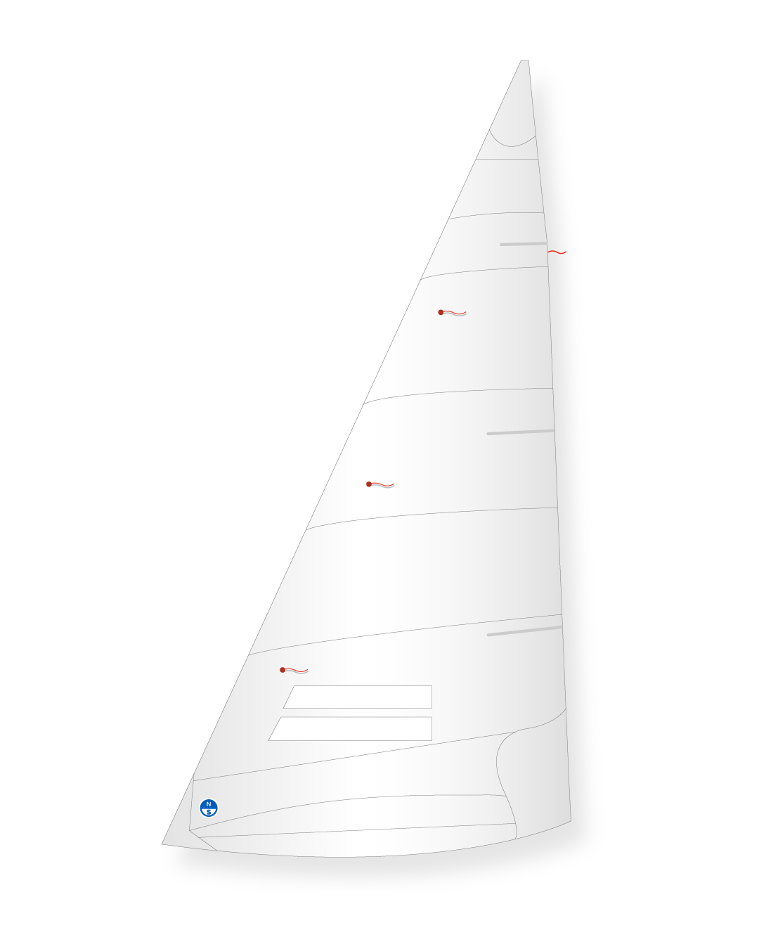 1 | White | North Sails Nordic Folkboat FL-5 Jib