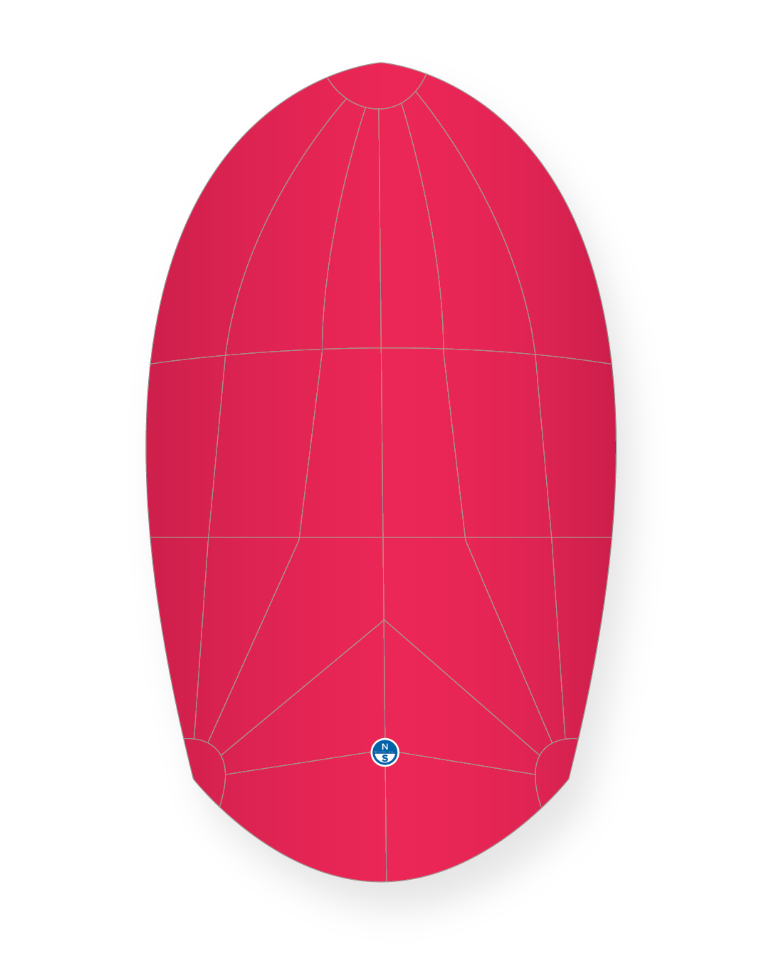 1 | Red | North Sails Regenboog Spinnaker