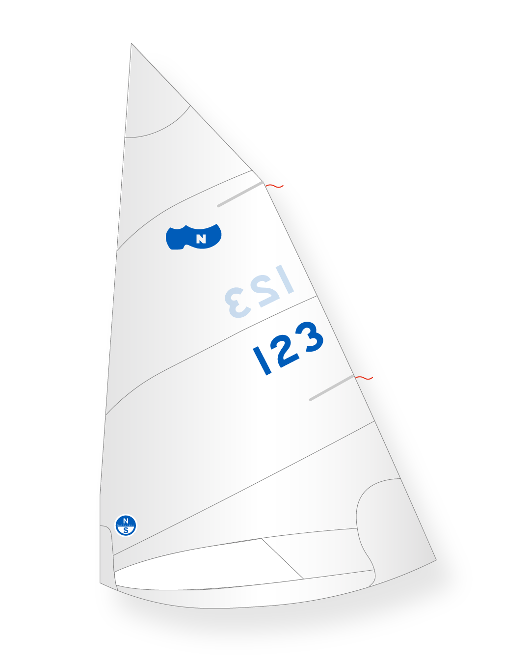 1 | White | North Sails Sabot-Naples Mainsail