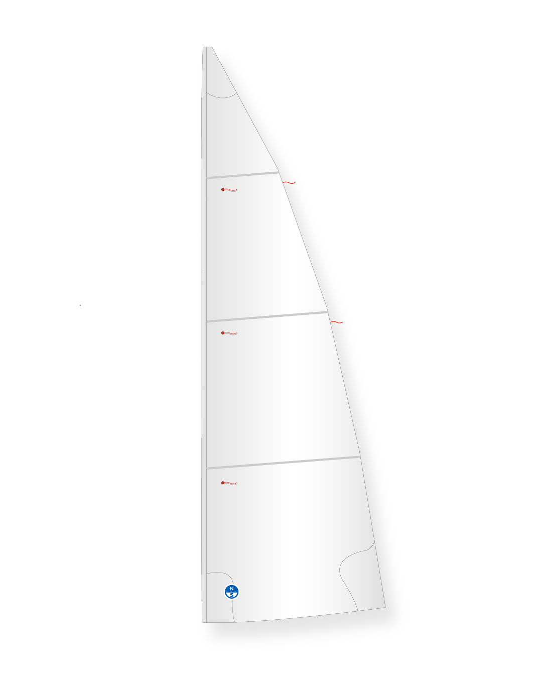 1 | White | North Sails Salcombe Yawl Mizzen
