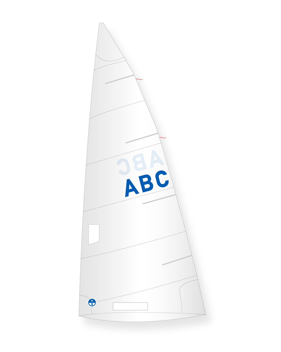 1 | White | North Sails Sonar Blue Ribbon Mainsail