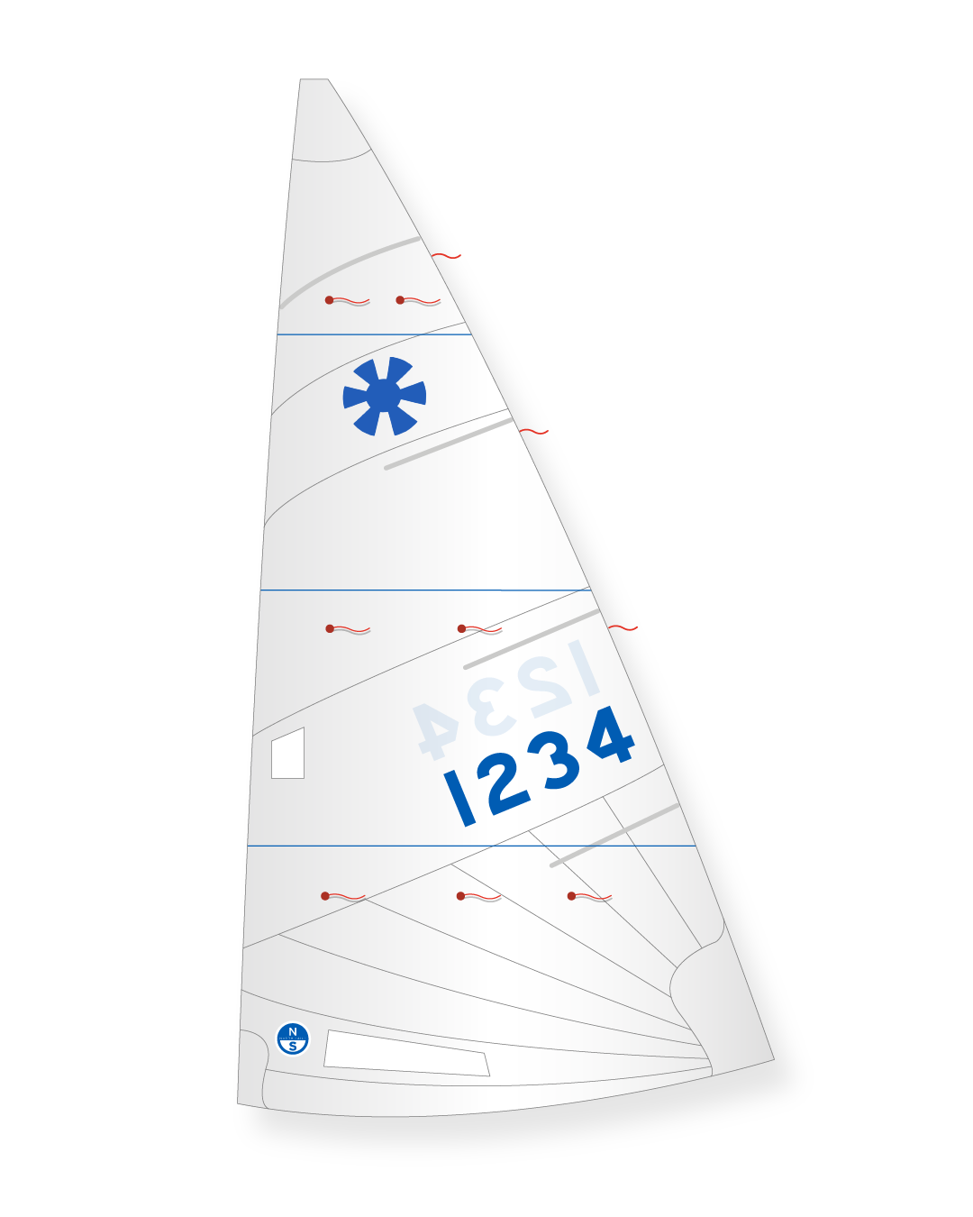 1 | White | North Sails Sunburst Mainsail