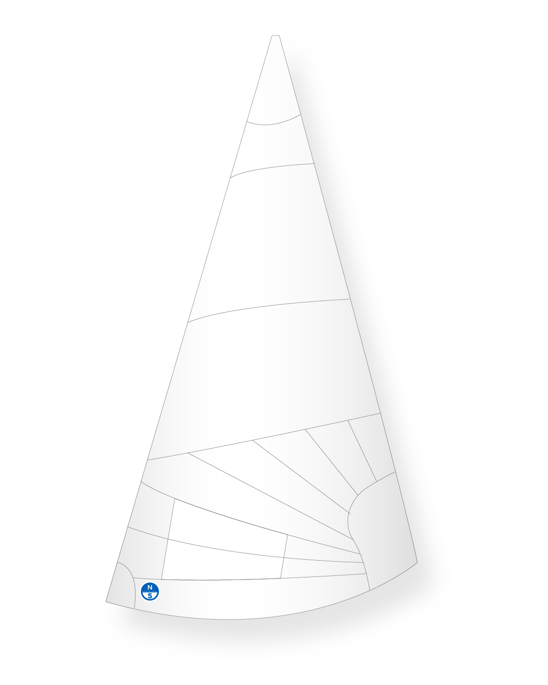 1 | White | North Sails Thistle Jib