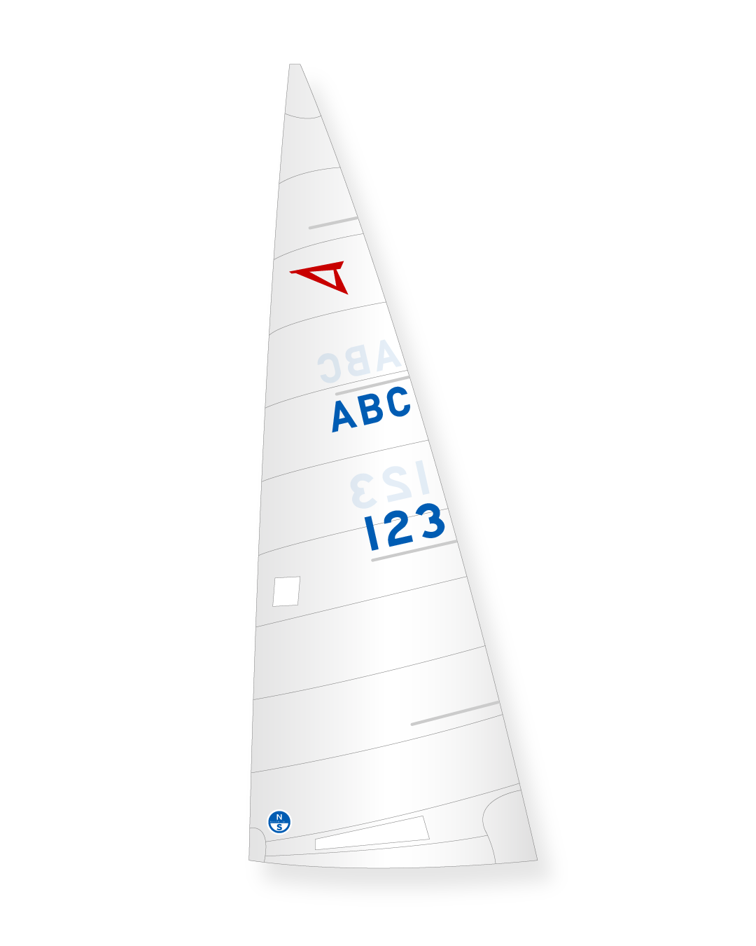 1 | White | North Sails Trias Mainsail