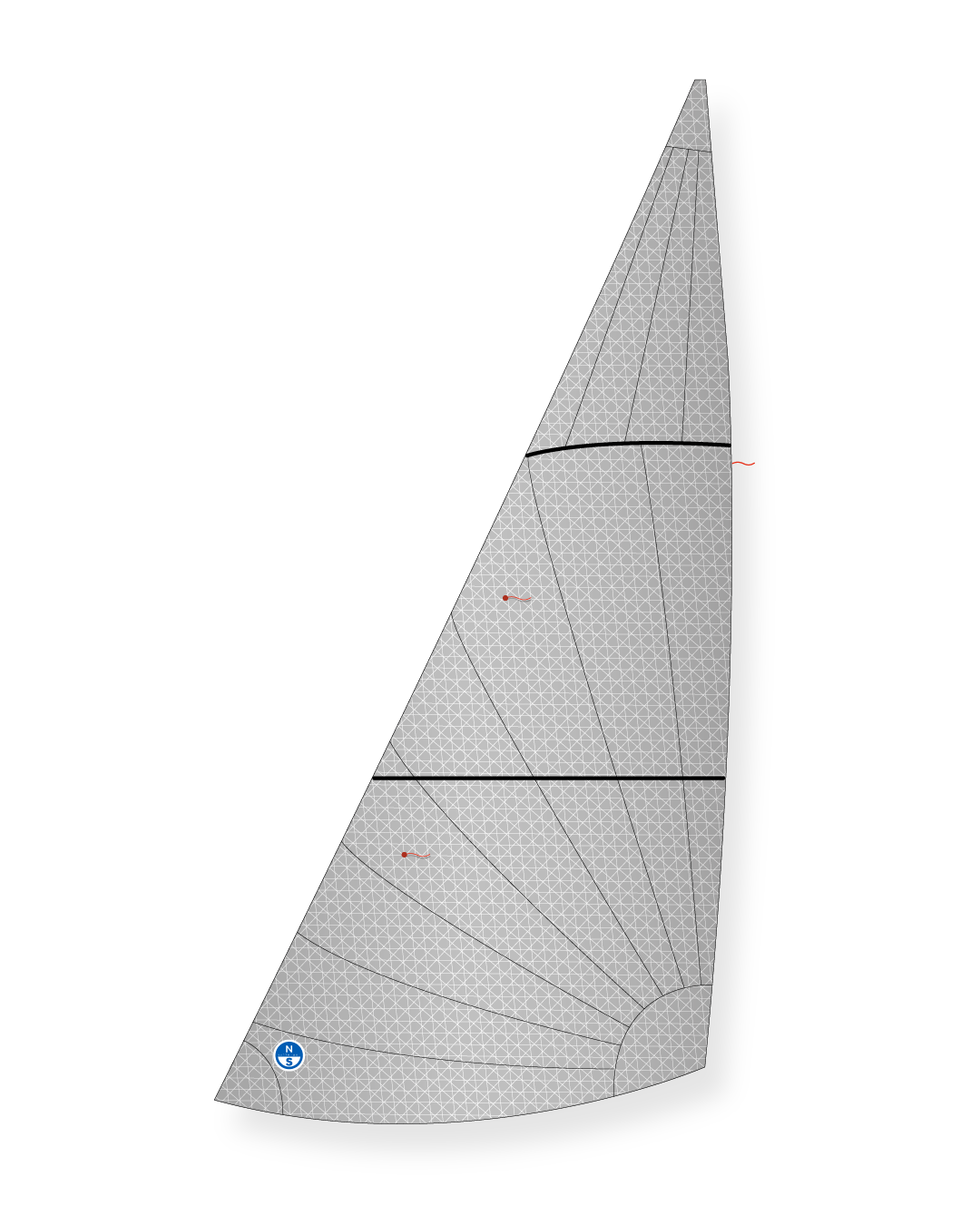 1 | Gray | North Sails V-3000 Jib