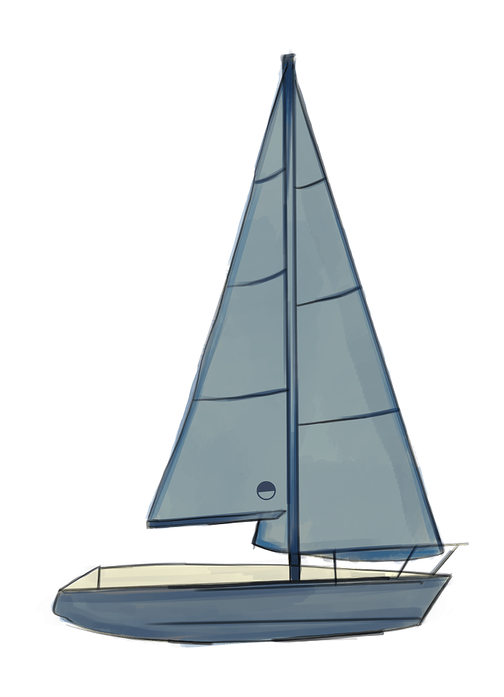 Sailboat on calm waters