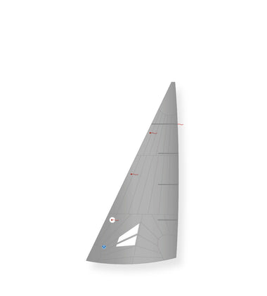 North Sails A Scow Ultra-Light Jib|cover :: Gray