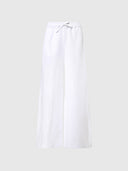 hover | White | straight-leg-with-elastic-waist-pants-074744