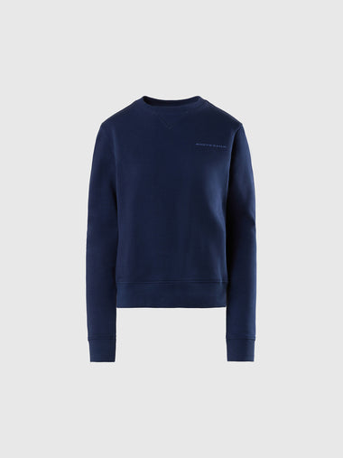 hover | Navy blue | crewneck-sweatshirt-093671