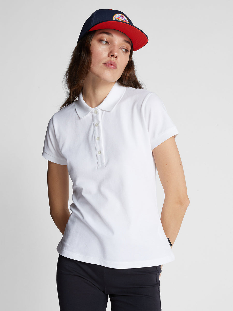 Women's Made In France Slim Fit Organic Cotton Piqué Polo