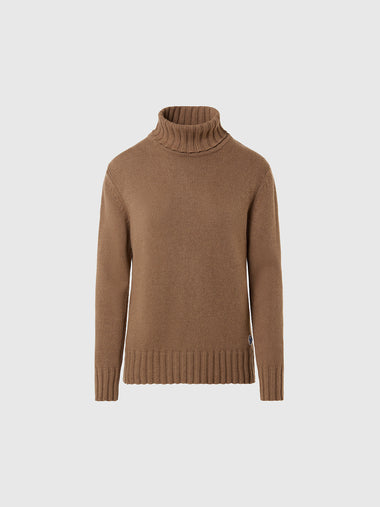 hover | Camel | roll-neck-5gg-knitwear-095457