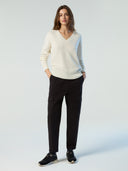 5 | Marshmallow | v-neck-7gg-knitwear-095468
