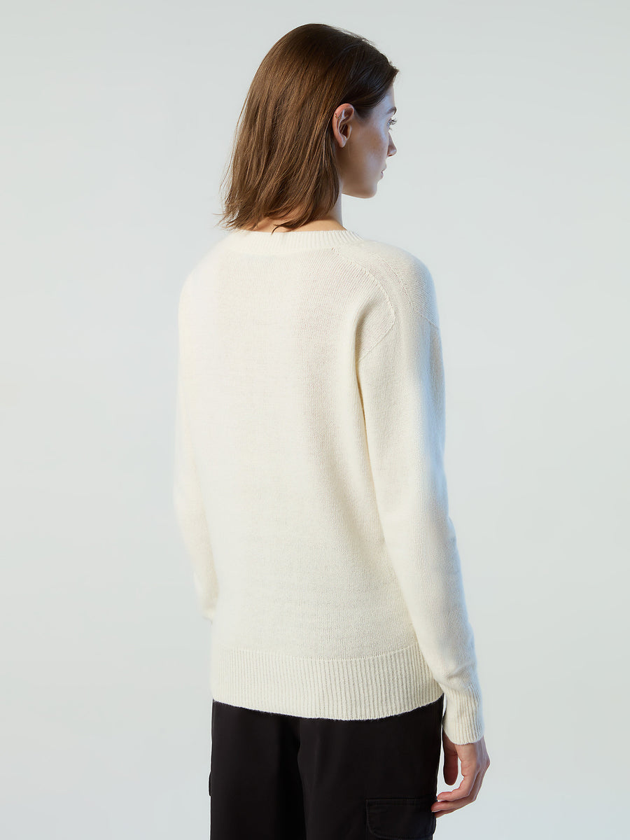 4 | Marshmallow | v-neck-7gg-knitwear-095468