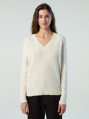 1 | Marshmallow | v-neck-7gg-knitwear-095468