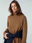 2 | Camel | roll-neck-dress-5gg-knitwear-095470