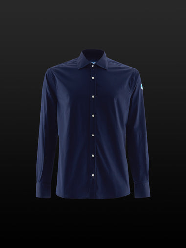 hover | Navy blue | poplin-shirt-27m605