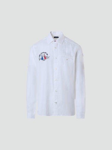 hover | White | shirt-ls-regular-spread-collar-404543