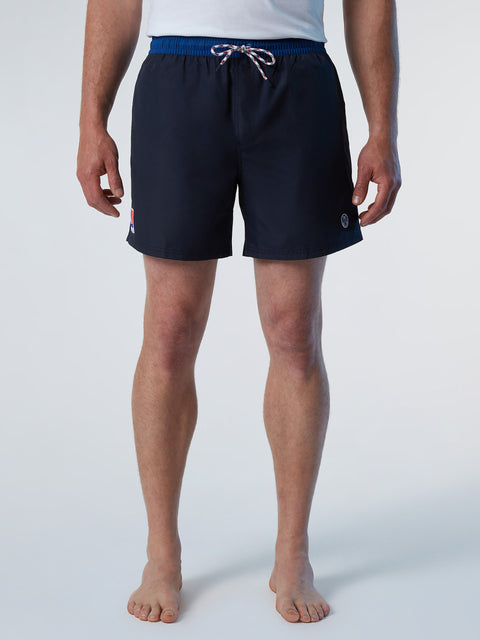 North Sails Blue Polyester Men's Swim Trunks