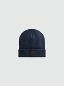 hover | Navy blue | recycled--blended-cotton-beanie-623186