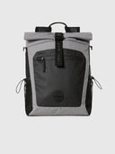 hover | Dark grey melange | roll-top-backpack-632120