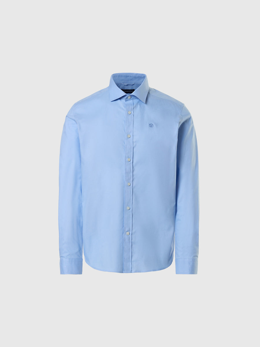 hover | Light blue | shirt-spread-collar-regular-664275