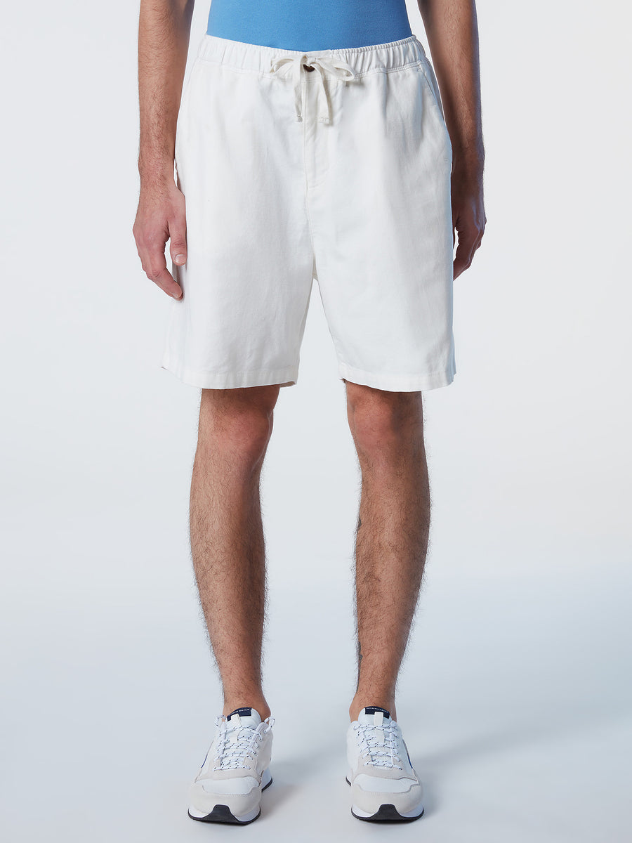 10 | White | paul-slim-fit-short-with-elastic-waist-673014