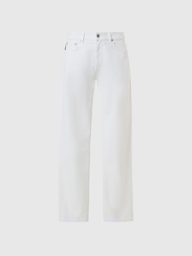 hover | Marshmallow | stripe-regular-5-pocket-denim-long-trouser-673044
