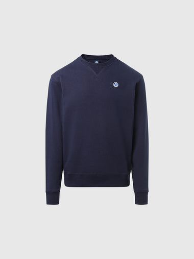 hover | Navy blue | crewneck-sweatshirt-wlogo-691063