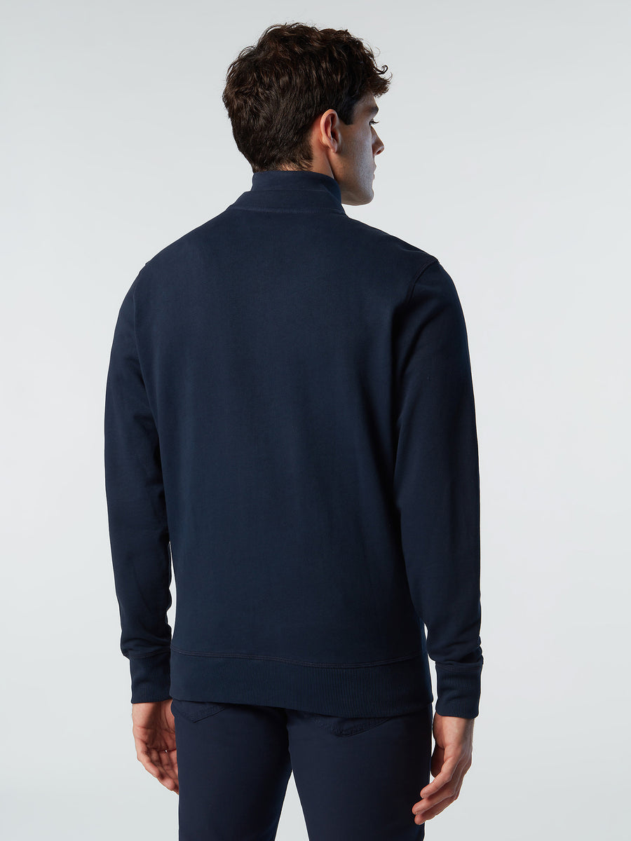4 | Navy blue | full-zip-sweatshirt-with-logo-691064