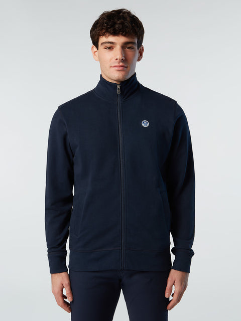 1 | Navy blue | full-zip-sweatshirt-with-logo-691064