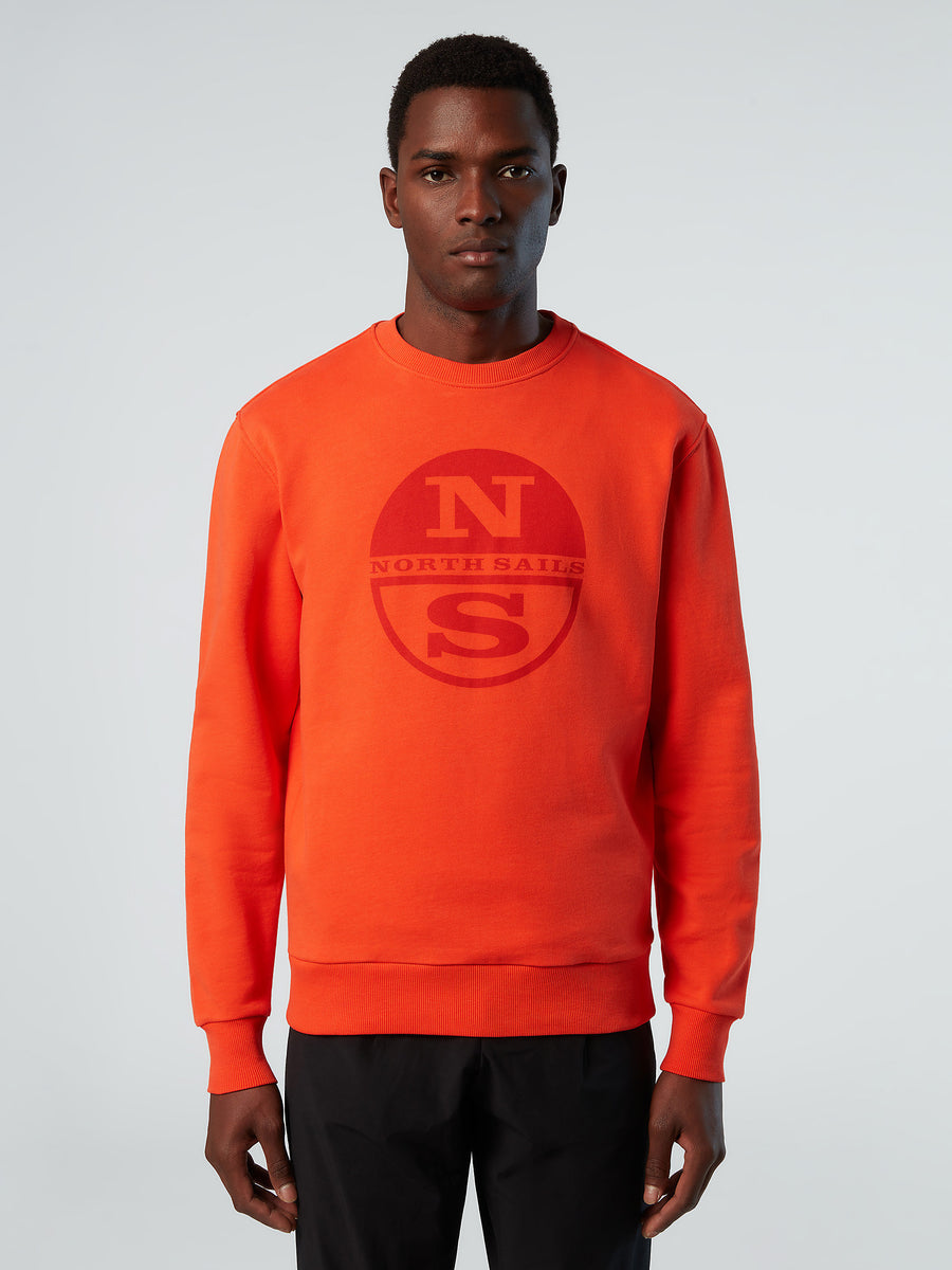 1 | Bright orange | crewneck-sweatshirt-with-graphic-691065