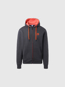 hover | Asphalt | hoodie-full-zip-sweatshirt-with-logo-691067