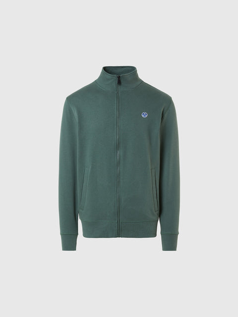 hover | Lake green | full-zip-sweatshirt-with-logo-691159